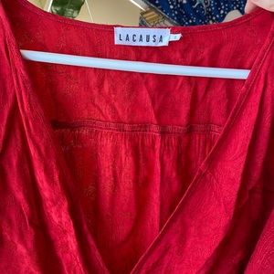 NWOT Lacausa Blouse